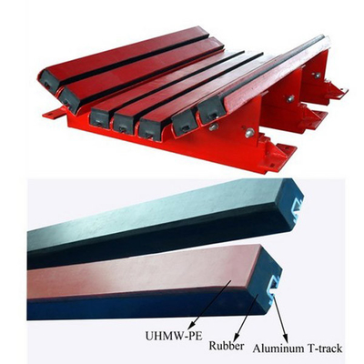 UHMWPE Podkładka gumowa Pręty udarowe przenośnika Wspornik przenośnika Przesuwny drążek udarowy