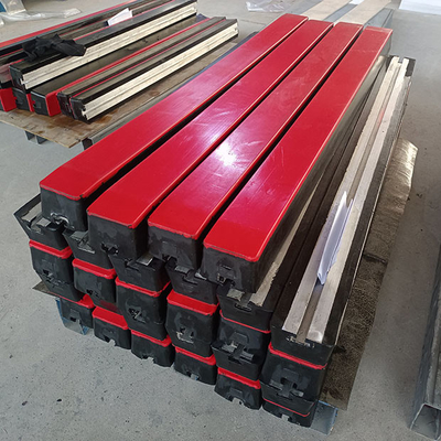 UHMWPE Podkładka gumowa Pręty udarowe przenośnika Wspornik przenośnika Przesuwny drążek udarowy