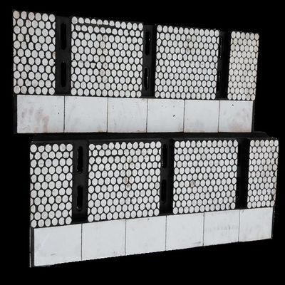 Wkładki ceramiczne do przenośników Przemysłowa wyściółka z gumy ceramicznej